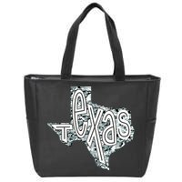 Camouflage Texas State Logo Zip Tote Bag