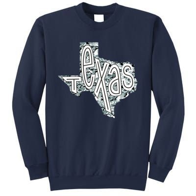 Camouflage Texas State Logo Sweatshirt