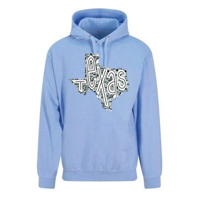 Camouflage Texas State Logo Unisex Surf Hoodie