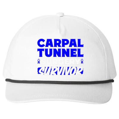 Carpal Tunnel Surgery Survivor Cts Snapback Five-Panel Rope Hat