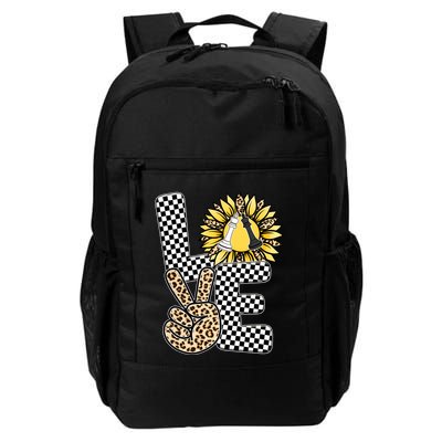 Chess T Shirts Love Chessboard Leopard Sunflower Graphic Plus Size Backpack