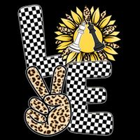 Chess T Shirts Love Chessboard Leopard Sunflower Graphic Plus Size 16 in Basic Backpack