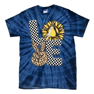 Chess T Shirts Love Chessboard Leopard Sunflower Graphic Plus Size Tie-Dye T-Shirt