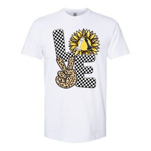 Chess T Shirts Love Chessboard Leopard Sunflower Graphic Plus Size Softstyle CVC T-Shirt