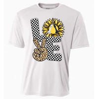 Chess T Shirts Love Chessboard Leopard Sunflower Graphic Plus Size Cooling Performance Crew T-Shirt