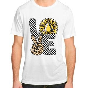 Chess T Shirts Love Chessboard Leopard Sunflower Graphic Plus Size Adult ChromaSoft Performance T-Shirt