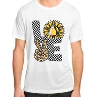 Chess T Shirts Love Chessboard Leopard Sunflower Graphic Plus Size Adult ChromaSoft Performance T-Shirt