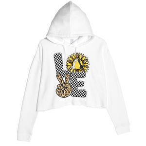 Chess T Shirts Love Chessboard Leopard Sunflower Graphic Plus Size Crop Fleece Hoodie