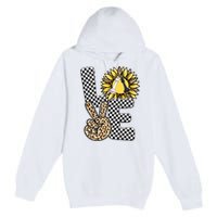 Chess T Shirts Love Chessboard Leopard Sunflower Graphic Plus Size Premium Pullover Hoodie