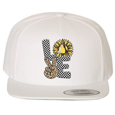 Chess T Shirts Love Chessboard Leopard Sunflower Graphic Plus Size Wool Snapback Cap