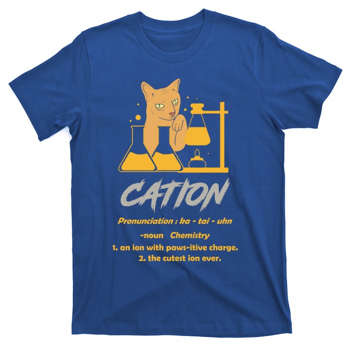 Chemistry Teacher Science Geek Cation Chemistry Cat Great Gift T-Shirt