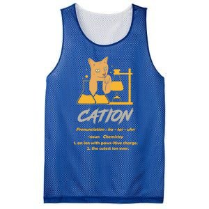 Chemistry Teacher Science Geek Cation Chemistry Cat Great Gift Mesh Reversible Basketball Jersey Tank