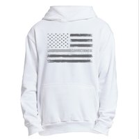 Corrections Thin Silver Line Flag For Correctional Officer Urban Pullover Hoodie