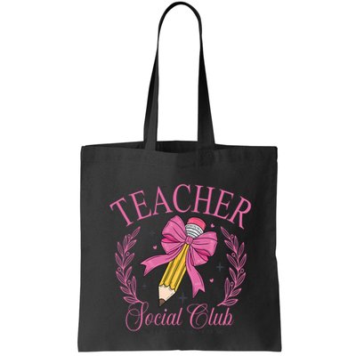 Coquette Teacher Social Club Teacher Is A Work Of Heart Bag