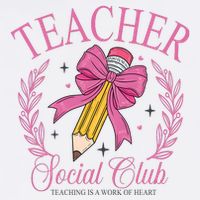 Coquette Teacher Social Club Teacher Is A Work Of Heart Doggie Tank
