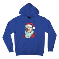 Christmas Trump Santa Outfit Art Portrait Graphic Gift Hoodie