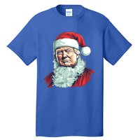 Christmas Trump Santa Outfit Art Portrait Graphic Gift Tall T-Shirt