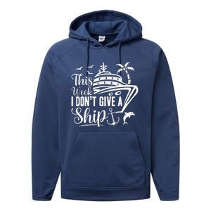 Cruise Trip Ship Summer Vacation Matching Family Group Performance Fleece Hoodie