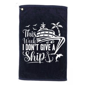 Cruise Trip Ship Summer Vacation Matching Family Group Platinum Collection Golf Towel