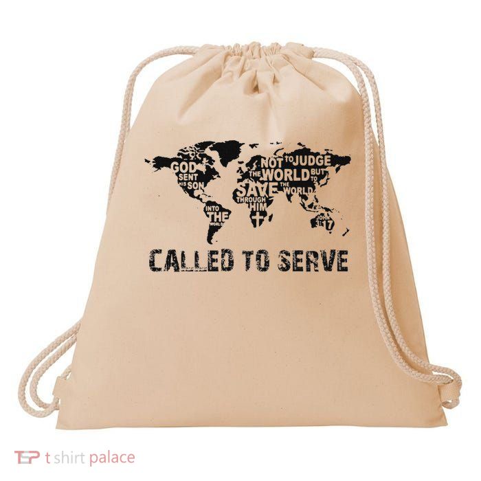 Called To Serve Gospel Christian Missions Nations Faith Lds Drawstring Bag