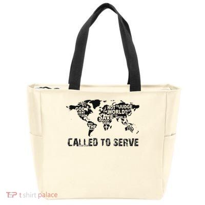 Called To Serve Gospel Christian Missions Nations Faith Lds Zip Tote Bag