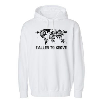 Called To Serve Gospel Christian Missions Nations Faith Lds Garment-Dyed Fleece Hoodie