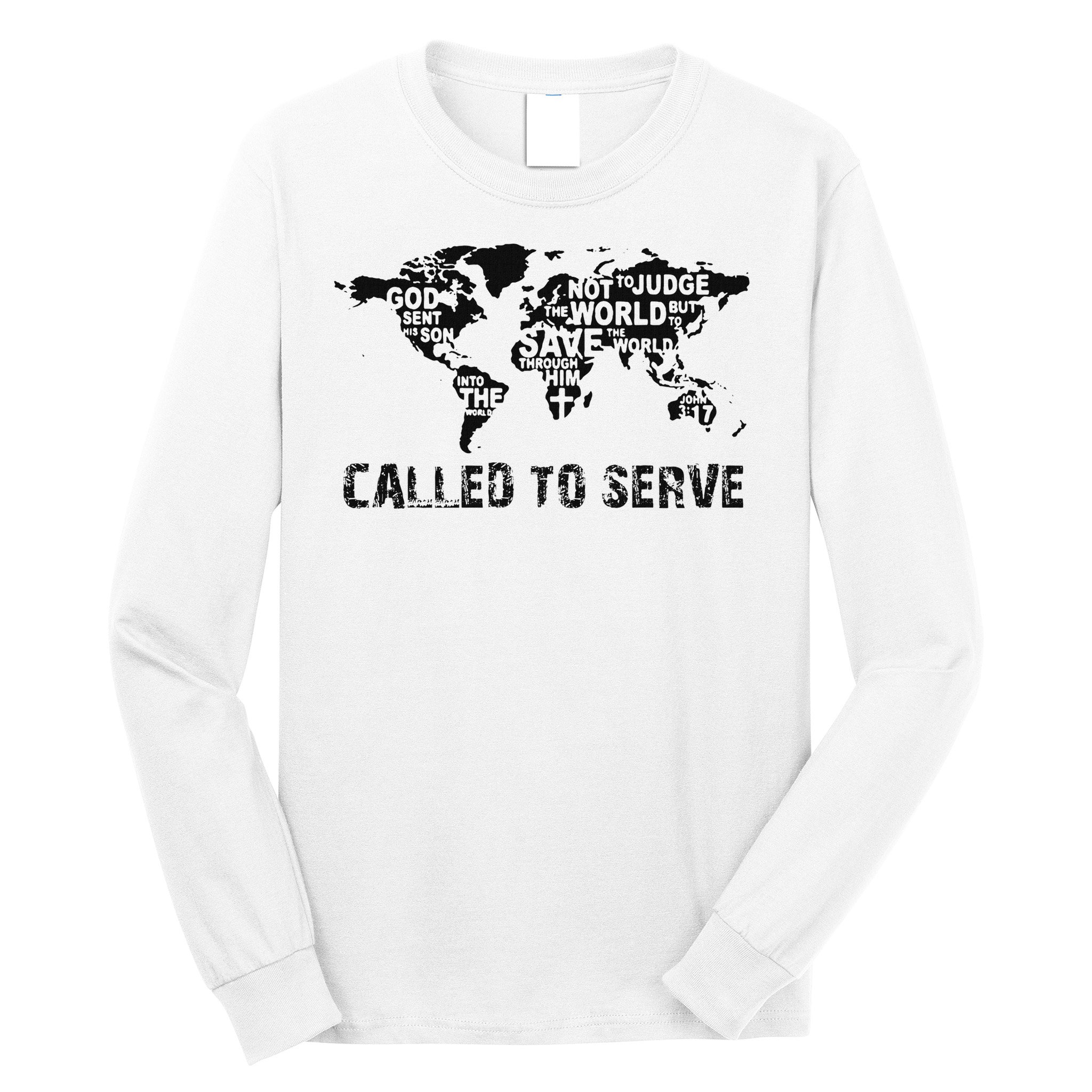 Called To Serve Gospel Christian Missions Nations Faith Lds Long Sleeve Shirt
