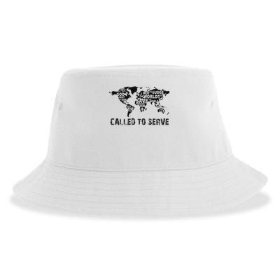 Called To Serve Gospel Christian Missions Nations Faith Lds Sustainable Bucket Hat