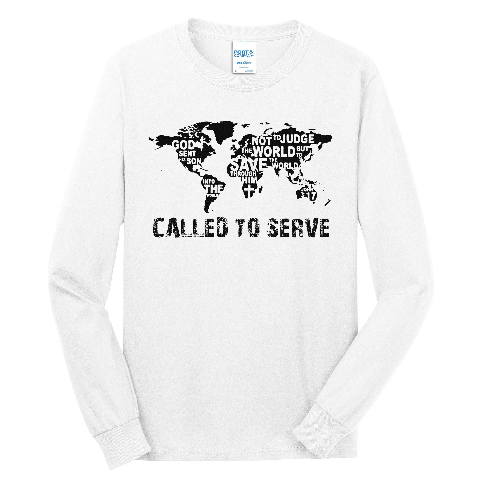 Called To Serve Gospel Christian Missions Nations Faith Lds Tall Long Sleeve T-Shirt