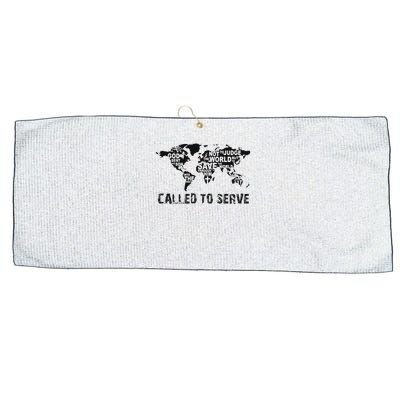 Called To Serve Gospel Christian Missions Nations Faith Lds Large Microfiber Waffle Golf Towel