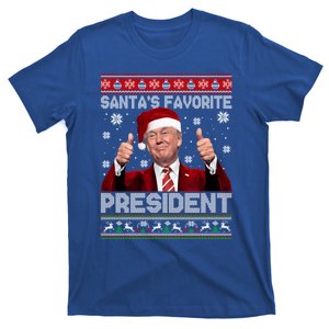 Christmas Trump SantaS Favorite President Xmas Ugly Great Gift T-Shirt