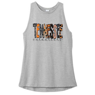 Crossword Tennessee Sport Gameday Winner Tennessee Football Champion Ladies PosiCharge Tri-Blend Wicking Tank