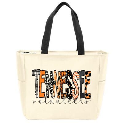 Crossword Tennessee Sport Gameday Winner Tennessee Football Champion Zip Tote Bag