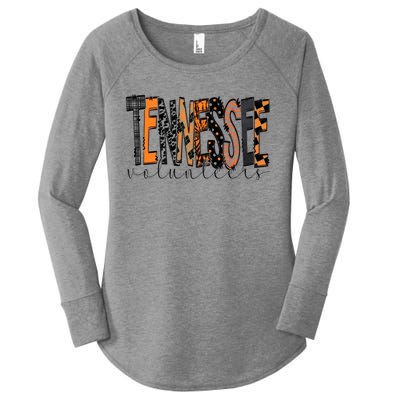 Crossword Tennessee Sport Gameday Winner Tennessee Football Champion Women's Perfect Tri Tunic Long Sleeve Shirt