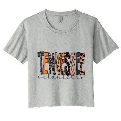 Crossword Tennessee Sport Gameday Winner Tennessee Football Champion Women's Crop Top Tee