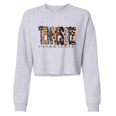 Crossword Tennessee Sport Gameday Winner Tennessee Football Champion Cropped Pullover Crew