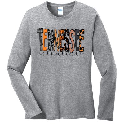 Crossword Tennessee Sport Gameday Winner Tennessee Football Champion Ladies Long Sleeve Shirt