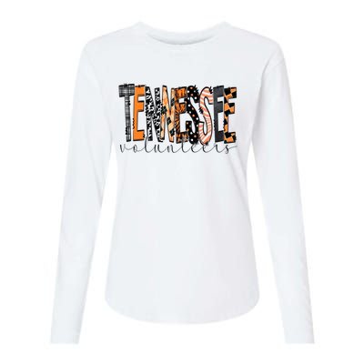 Crossword Tennessee Sport Gameday Winner Tennessee Football Champion Womens Cotton Relaxed Long Sleeve T-Shirt