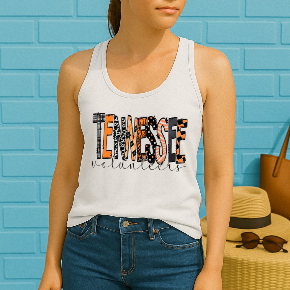 Crossword Tennessee Sport Gameday Winner Tennessee Football Champion Womens Tank Top