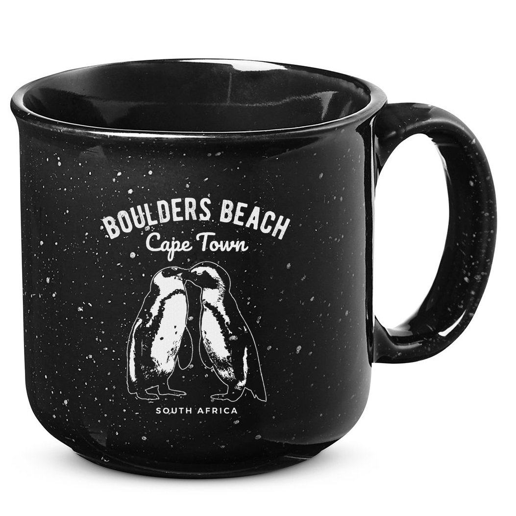 Cape Town South Africa Boulders Beach Penguin 15oz Campfire Ceramic Mug