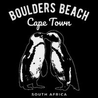 Cape Town South Africa Boulders Beach Penguin Drawstring Bag