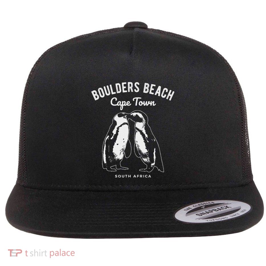 Cape Town South Africa Boulders Beach Penguin Flatbill Hat