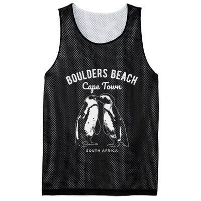 Cape Town South Africa Boulders Beach Penguin Mesh Reversible Basketball Jersey Tank