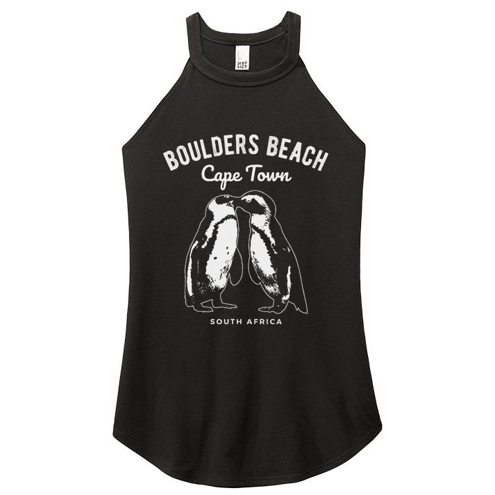Cape Town South Africa Boulders Beach Penguin Women's Perfect Tri Rocker Tank