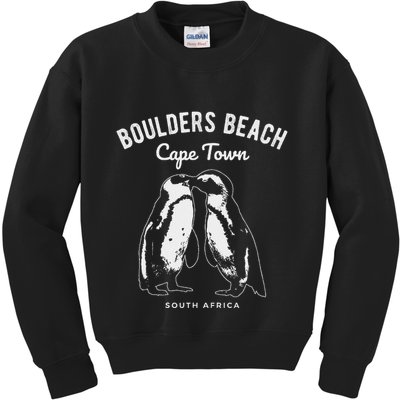Cape Town South Africa Boulders Beach Penguin Kids Sweatshirt