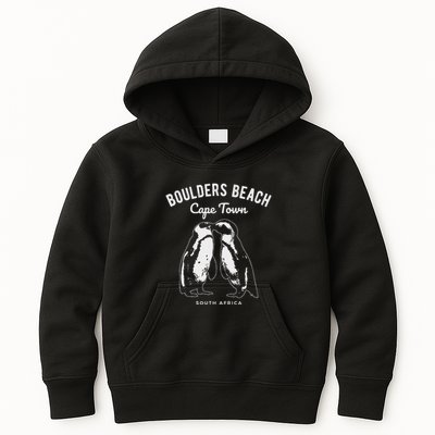 Cape Town South Africa Boulders Beach Penguin Kids Hoodie