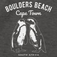 Cape Town South Africa Boulders Beach Penguin Vector Backpack