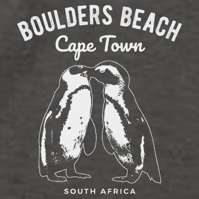 Cape Town South Africa Boulders Beach Penguin Vector Backpack