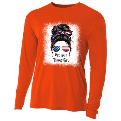 Cute Trump Saying Yes I M A Trump Gift Cooling Performance Long Sleeve Crew