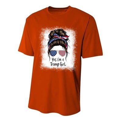 Cute Trump Saying Yes I M A Trump Gift Performance Sprint T-Shirt